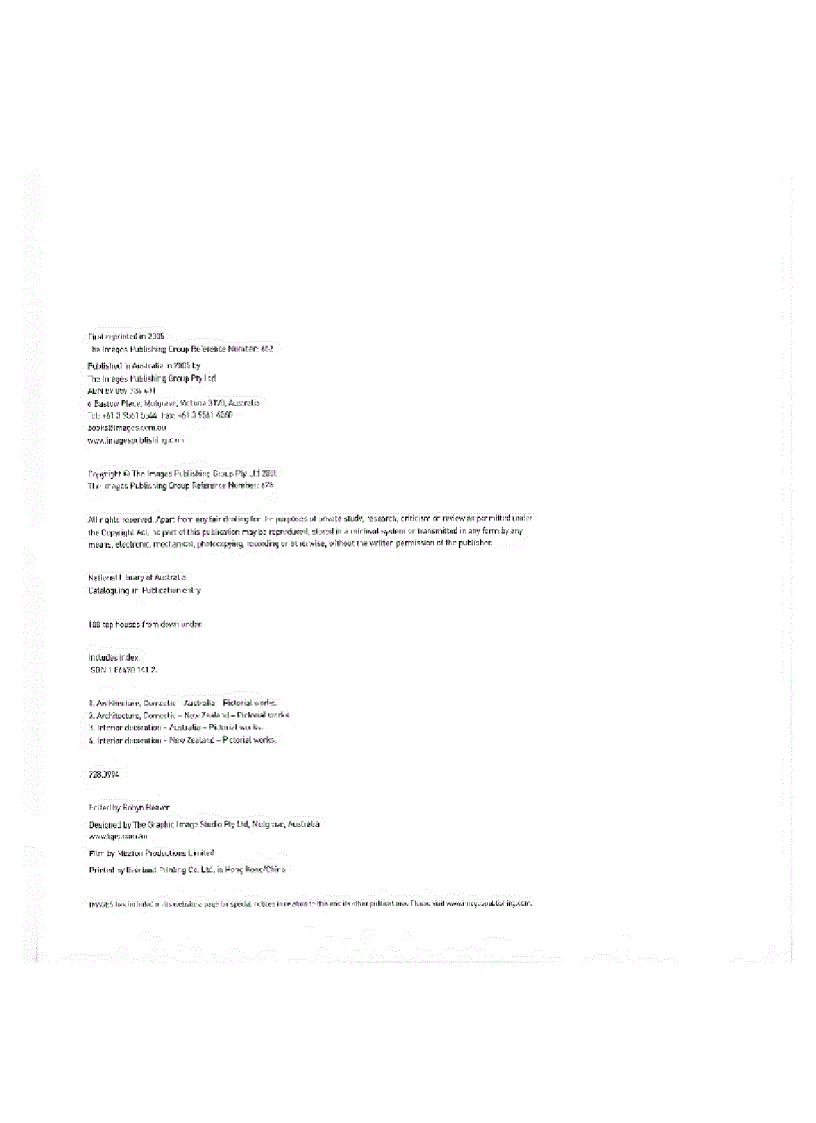 image for page 100 Top Houses From Down Under