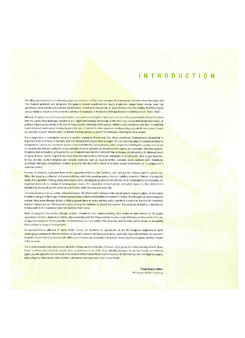 image for page 100 Top Houses From Down Under