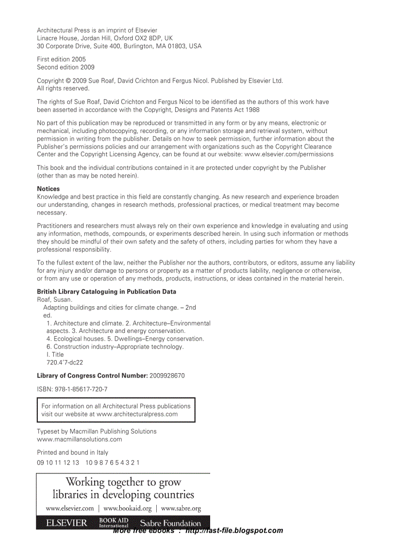 image for page Adapting Buildings and Cities for Climate Change