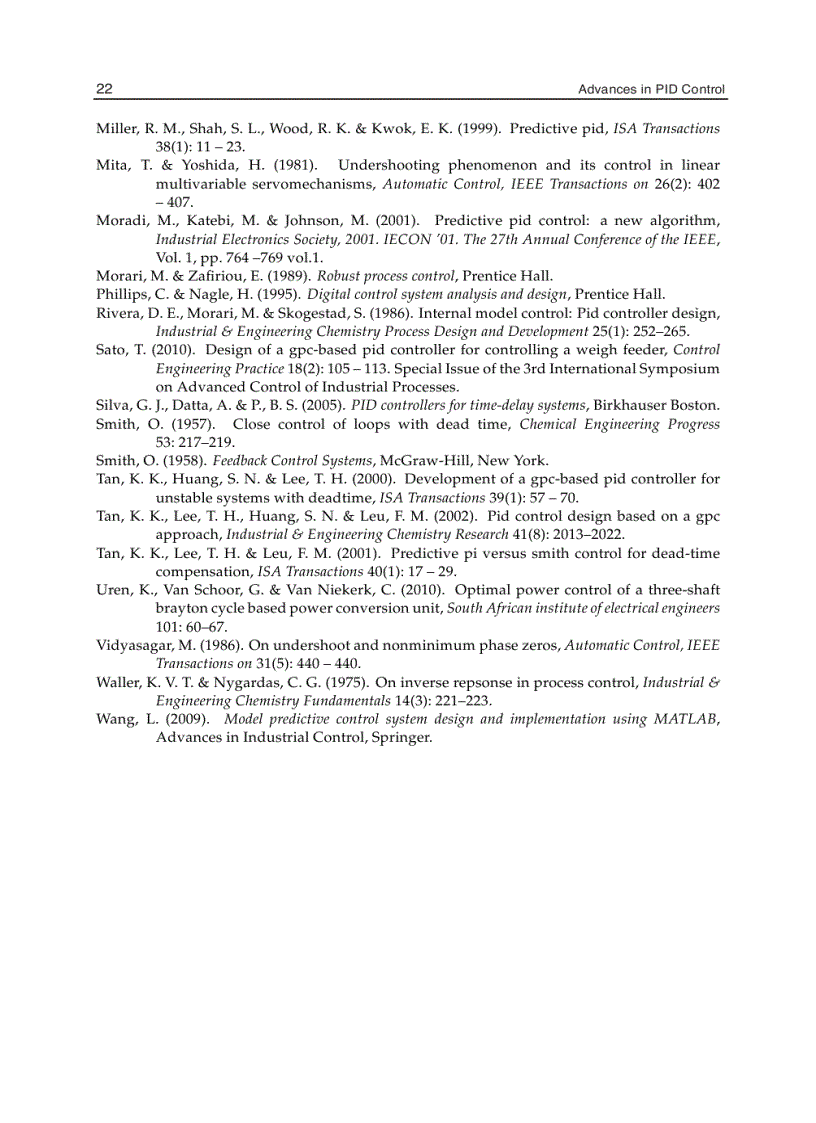image for page Advances in PID Control