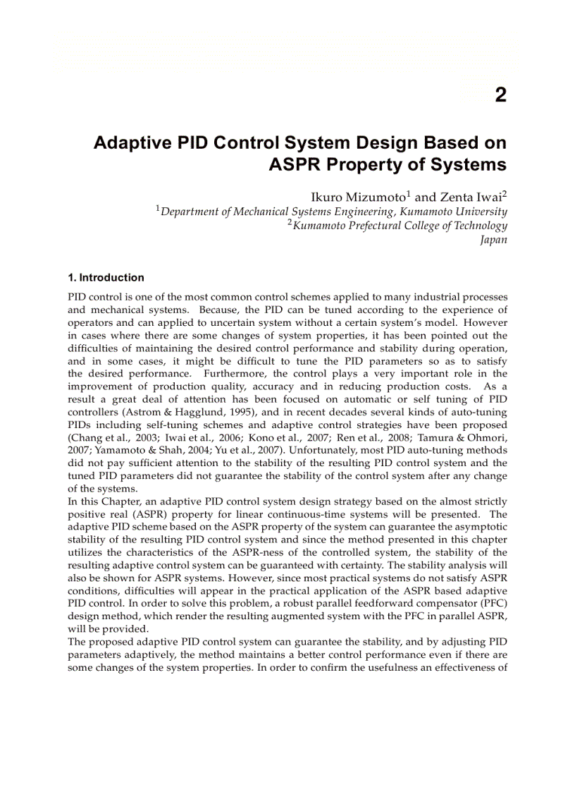 image for page Advances in PID Control