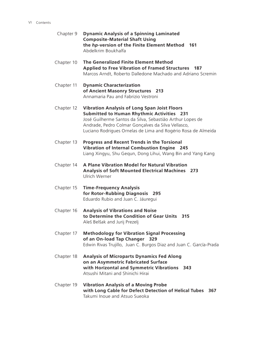 image for page Advances in Vibration Analysis Research