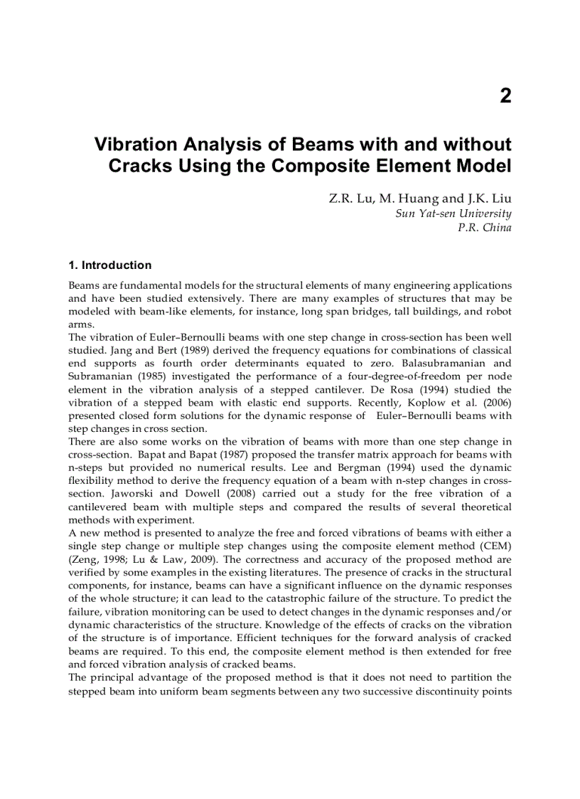 image for page Advances in Vibration Analysis Research