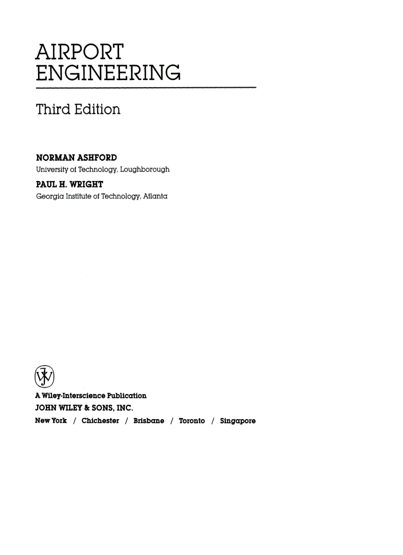 image for page Airport Engineering