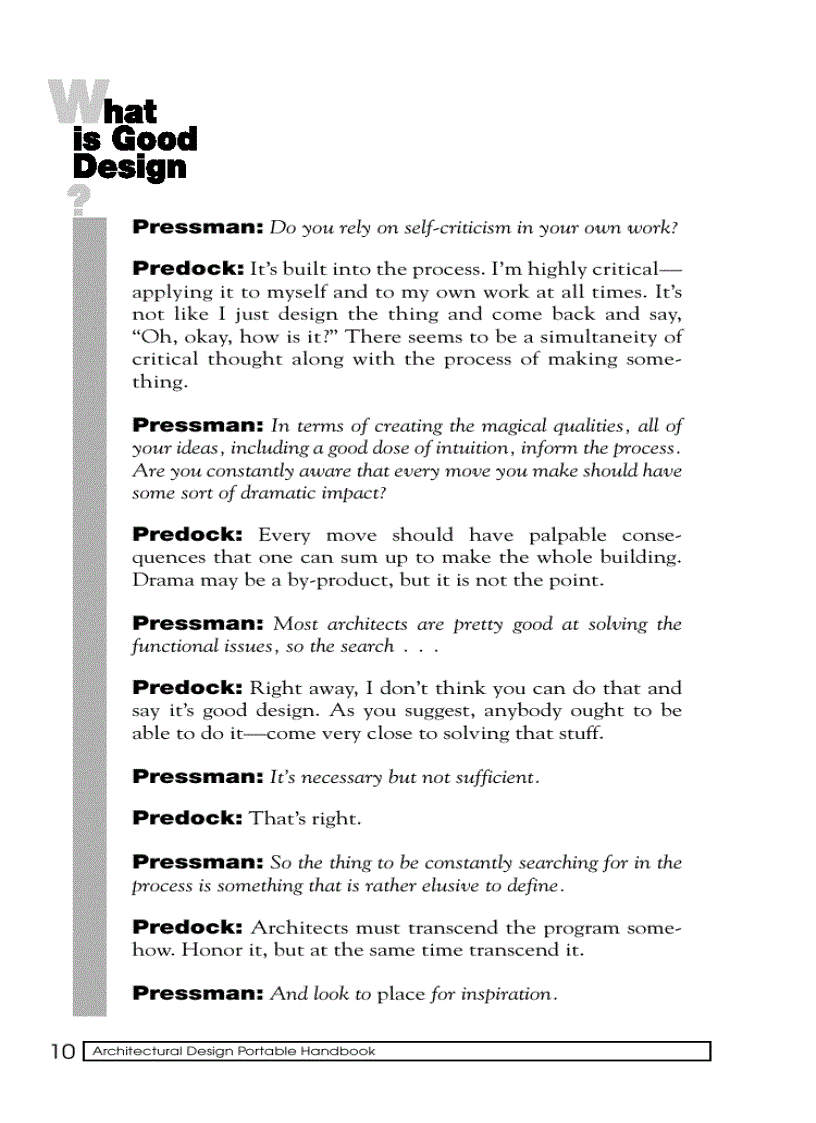 image for page Architectural Design Portable Handbook
