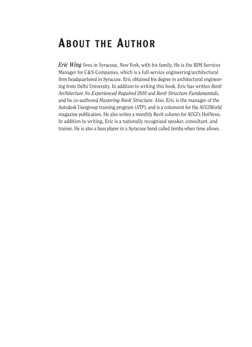 image for page Autodesk Revit Architecture 2011 No Experience Required