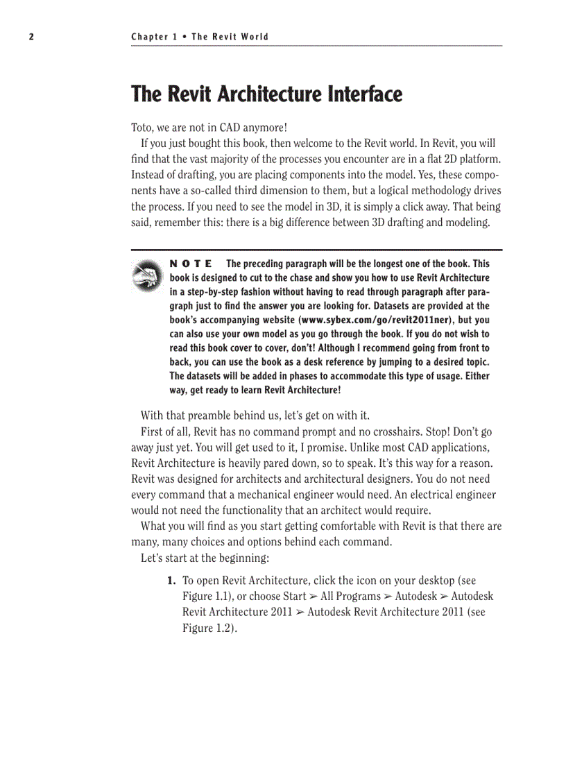 image for page Autodesk Revit Architecture 2011 No Experience Required