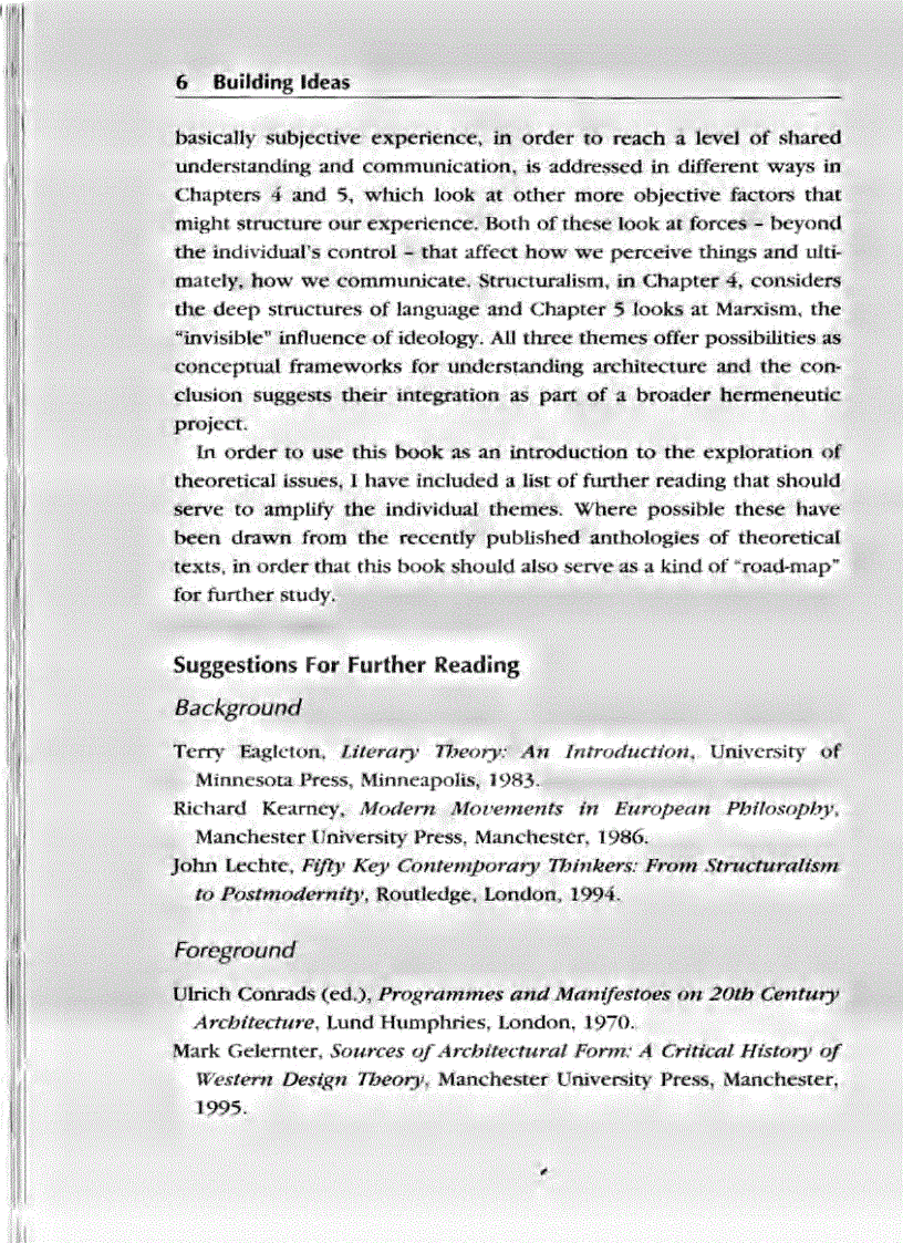 image for page Building Ideas An Introduction to Architectural Theory