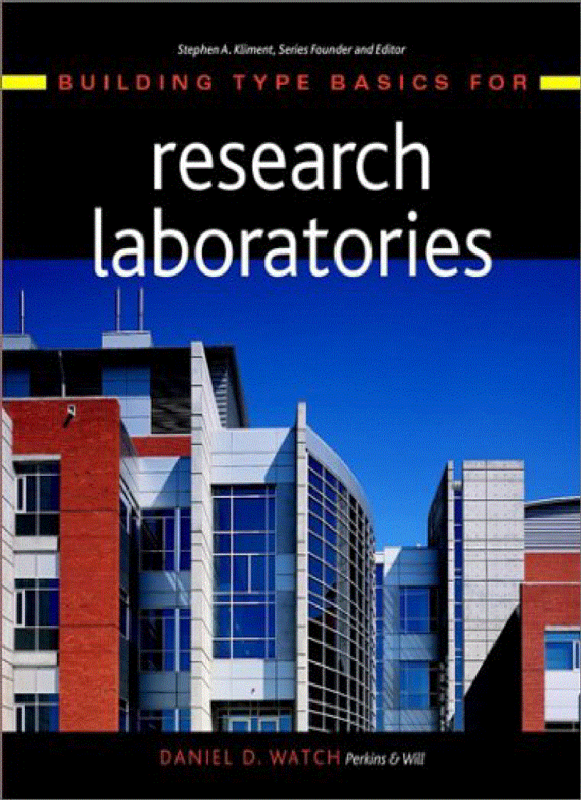 image for page Building Type Basics for Research Laboratories 2nd Edition