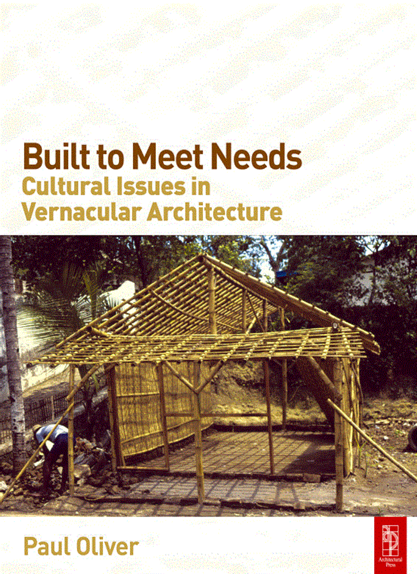 image for page Built to Meet Needs Cultural Issues in Vernacular Architecture