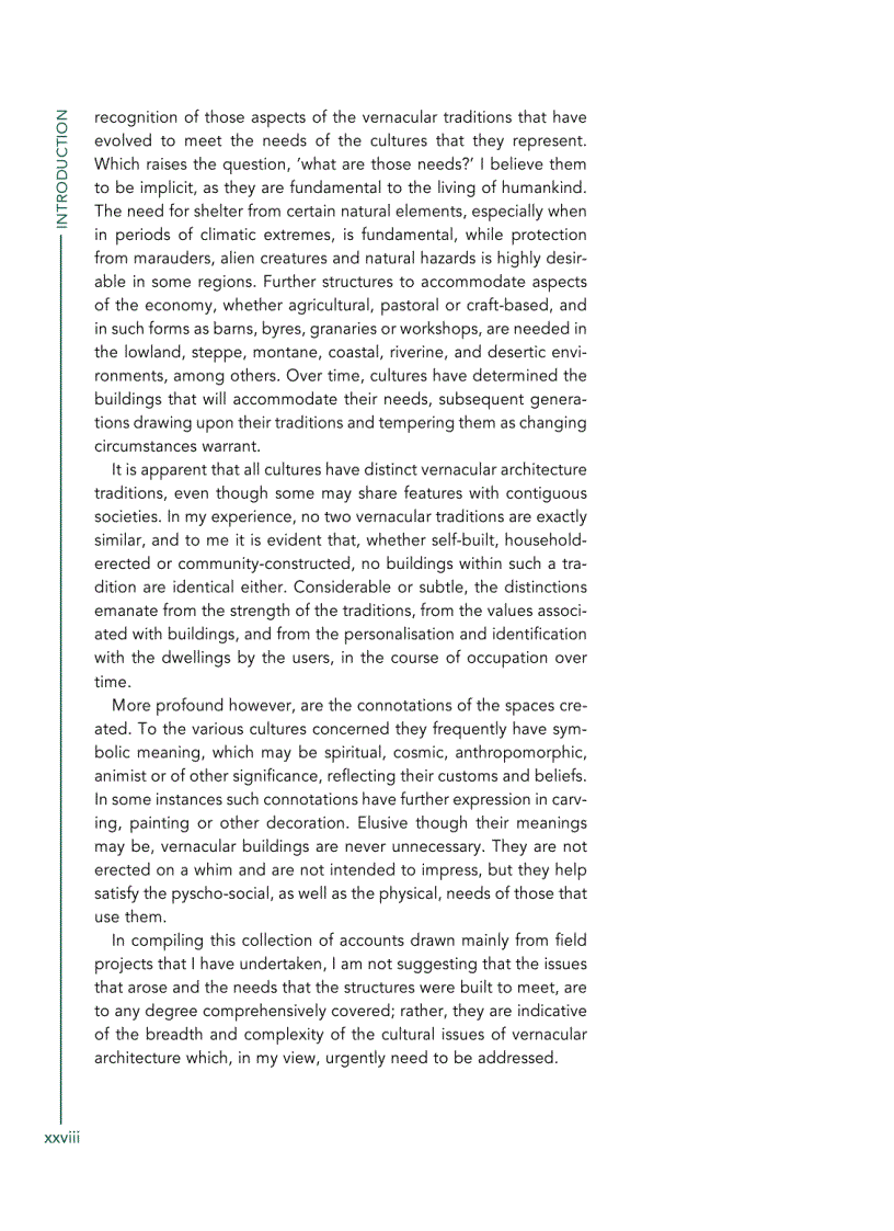 image for page Built to Meet Needs Cultural Issues in Vernacular Architecture