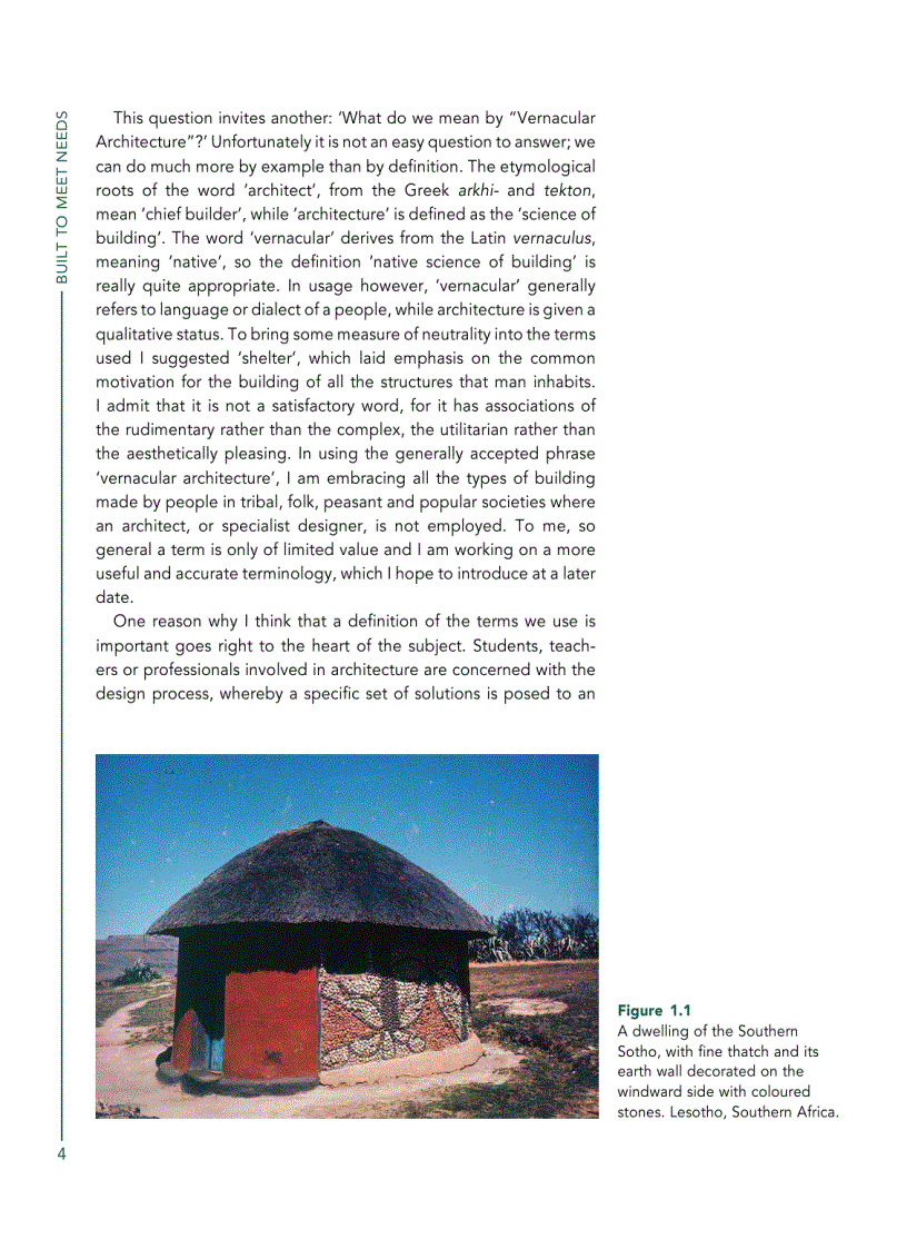 image for page Built to Meet Needs Cultural Issues in Vernacular Architecture