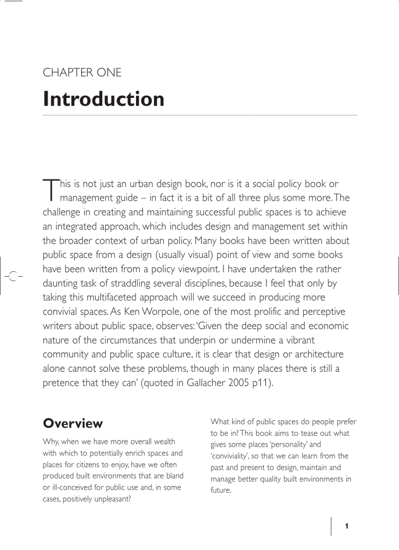 image for page Convivial Urban Spaces Creating Effective Public Spaces