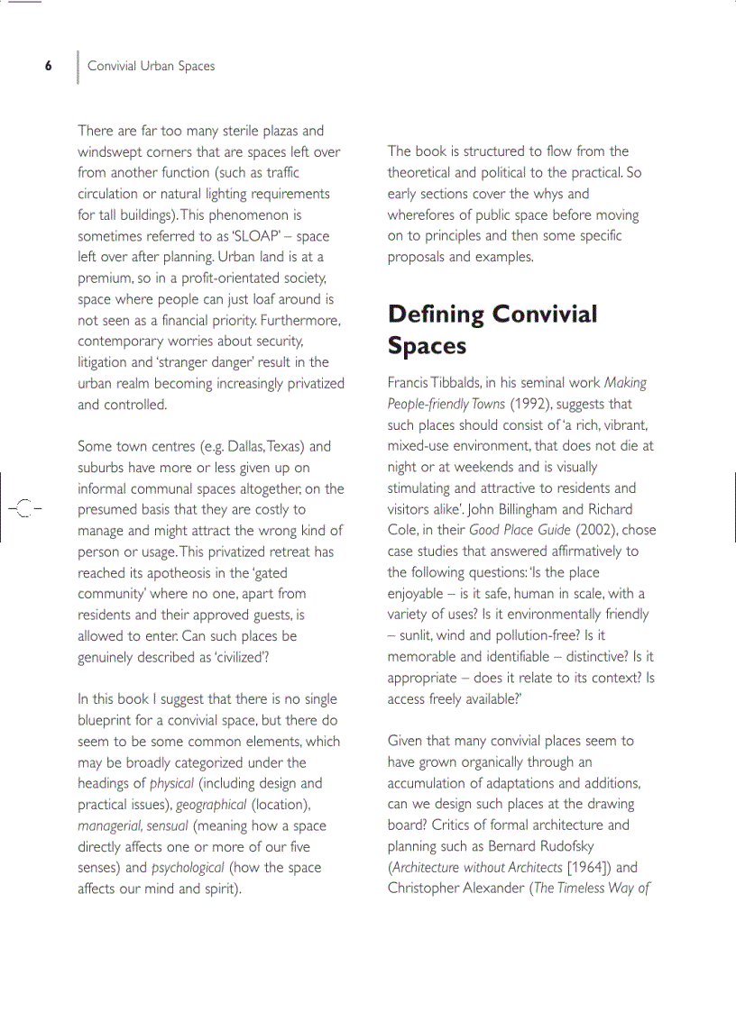 image for page Convivial Urban Spaces Creating Effective Public Spaces