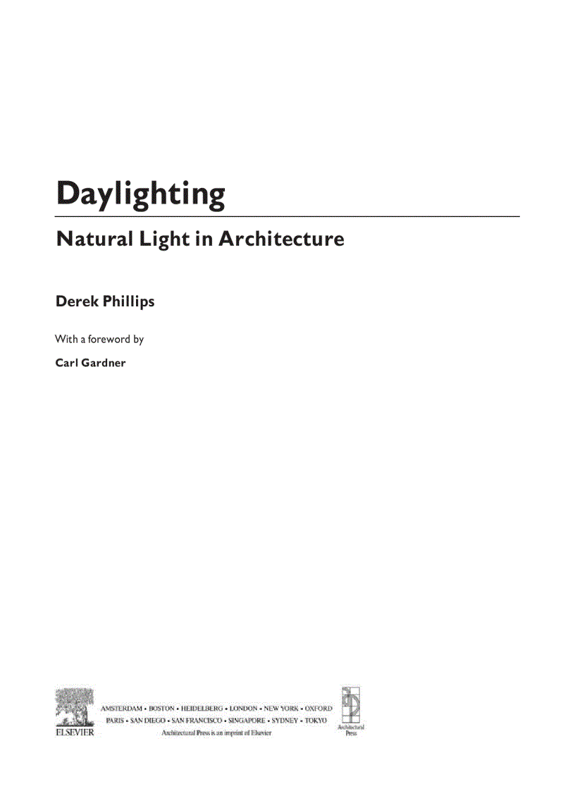 Daylighting Natural Light in Architecture