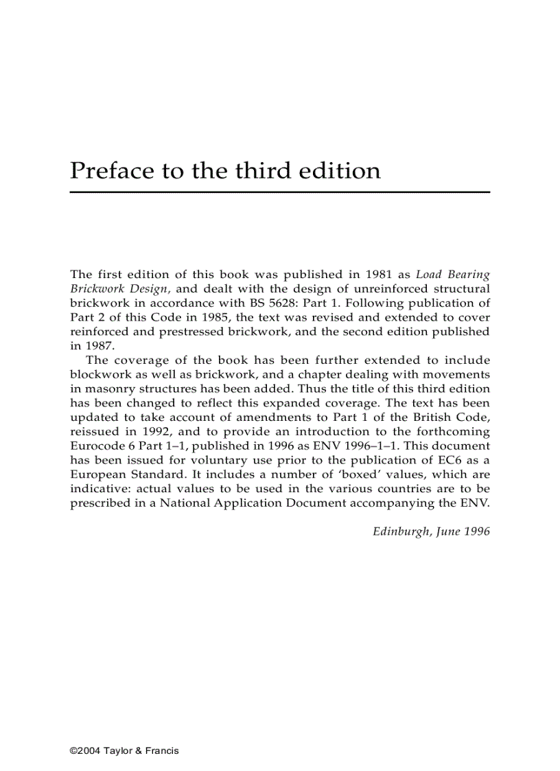 image for page Design of Masonry Structures 3rd Edition