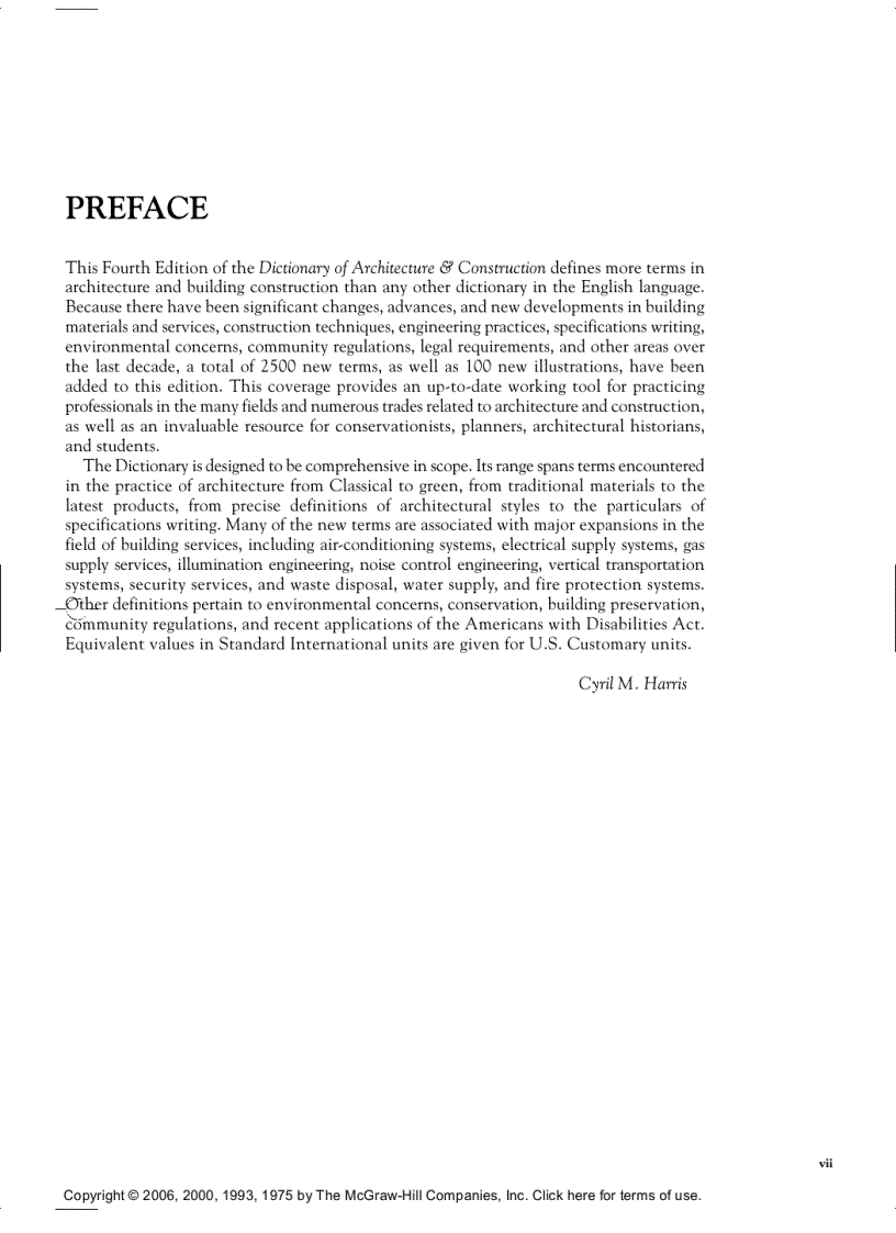 image for page Dictionary of Architecture Construction 4 Edition