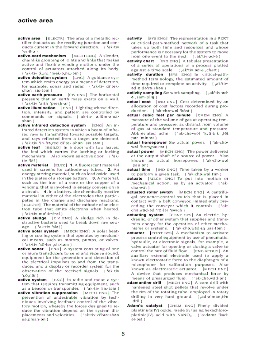 image for page Dictionary of Engineering