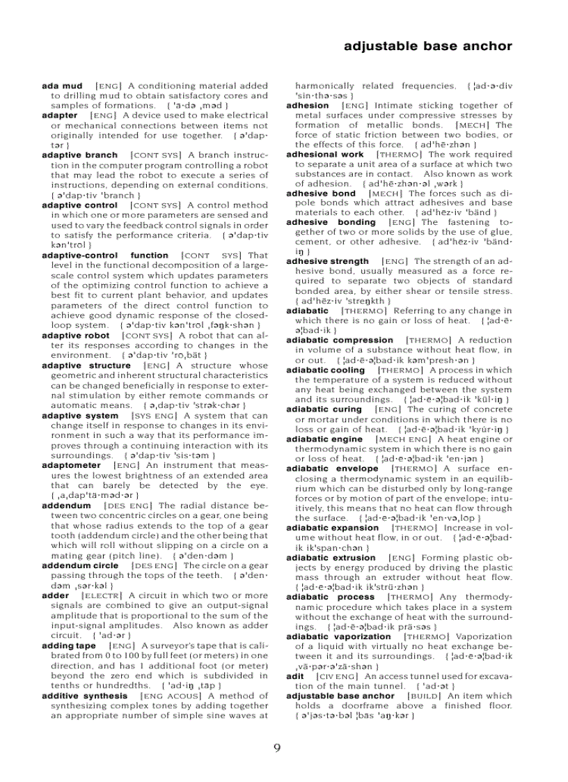 image for page Dictionary of Engineering