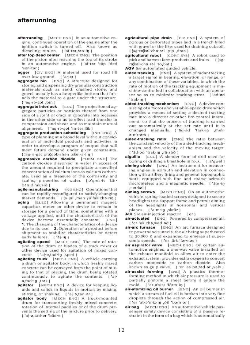 image for page Dictionary of Engineering