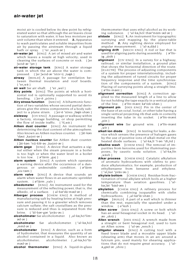 image for page Dictionary of Engineering