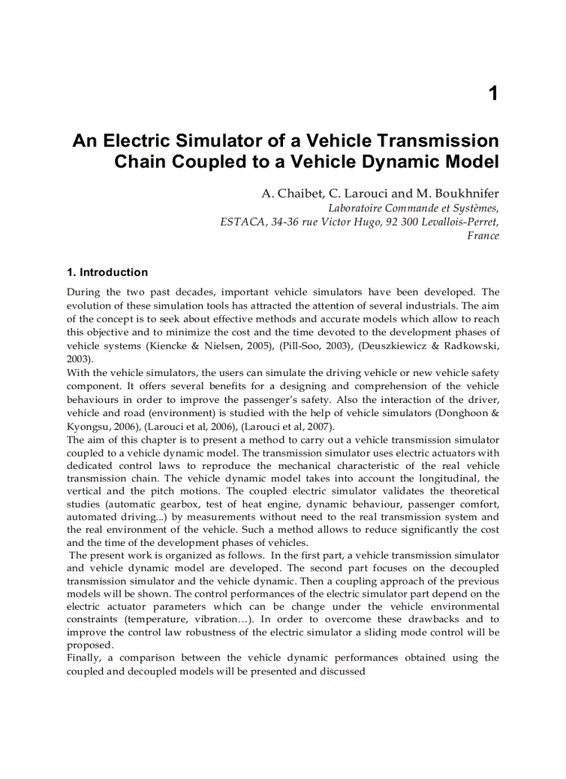 image for page Dynamic Modelling