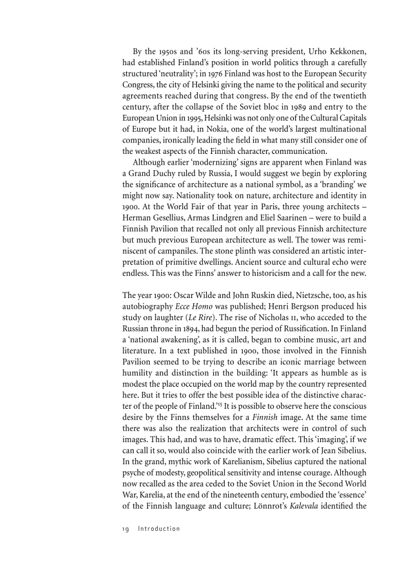 image for page Finland Modern Architectures in History