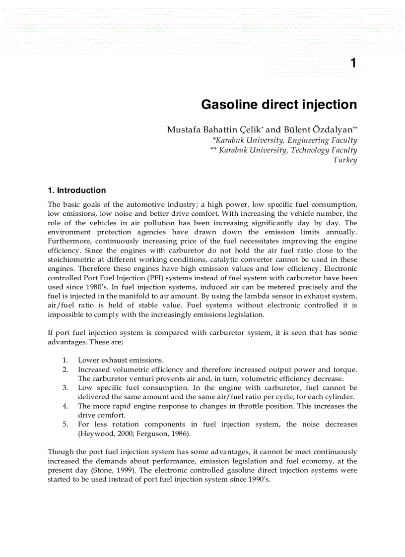 image for page Fuel Injection