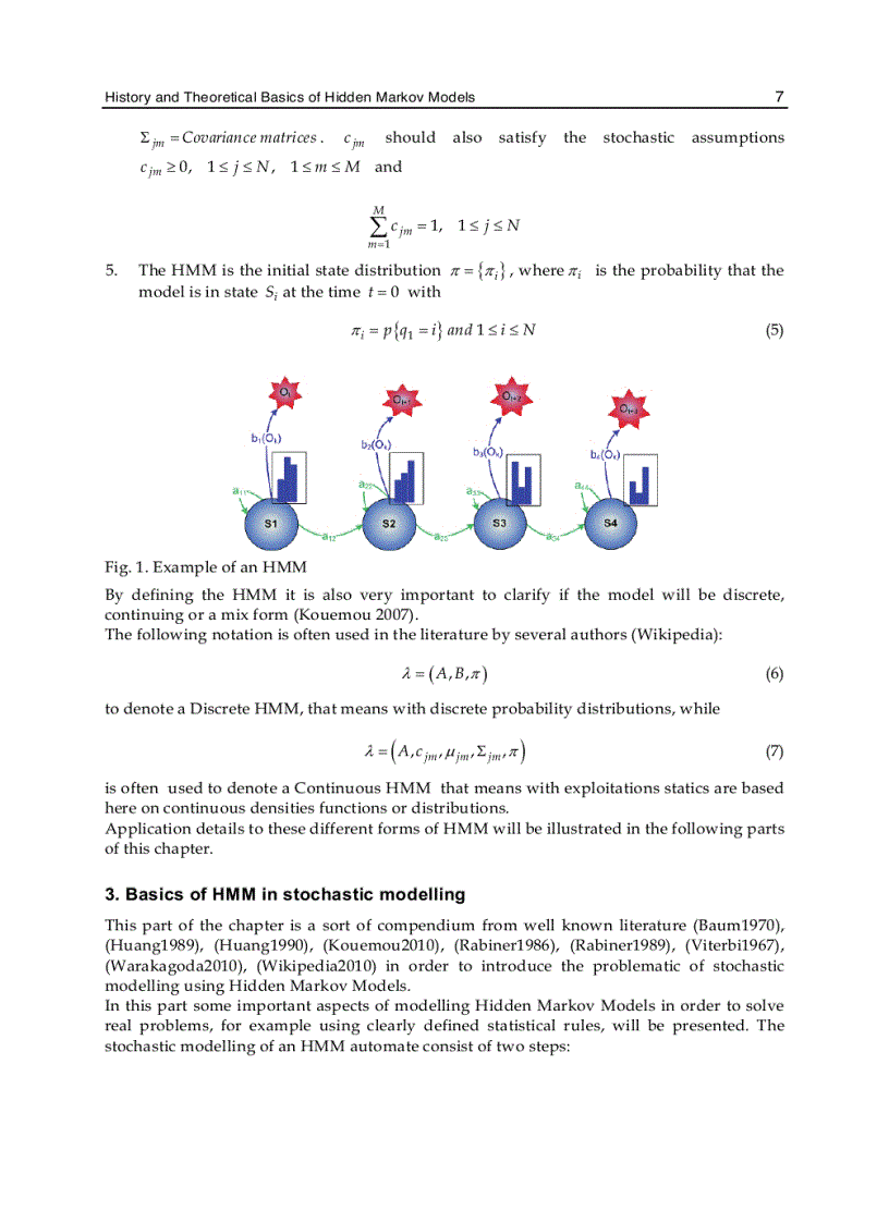 image for page Hidden Markov Models Theory and Applications