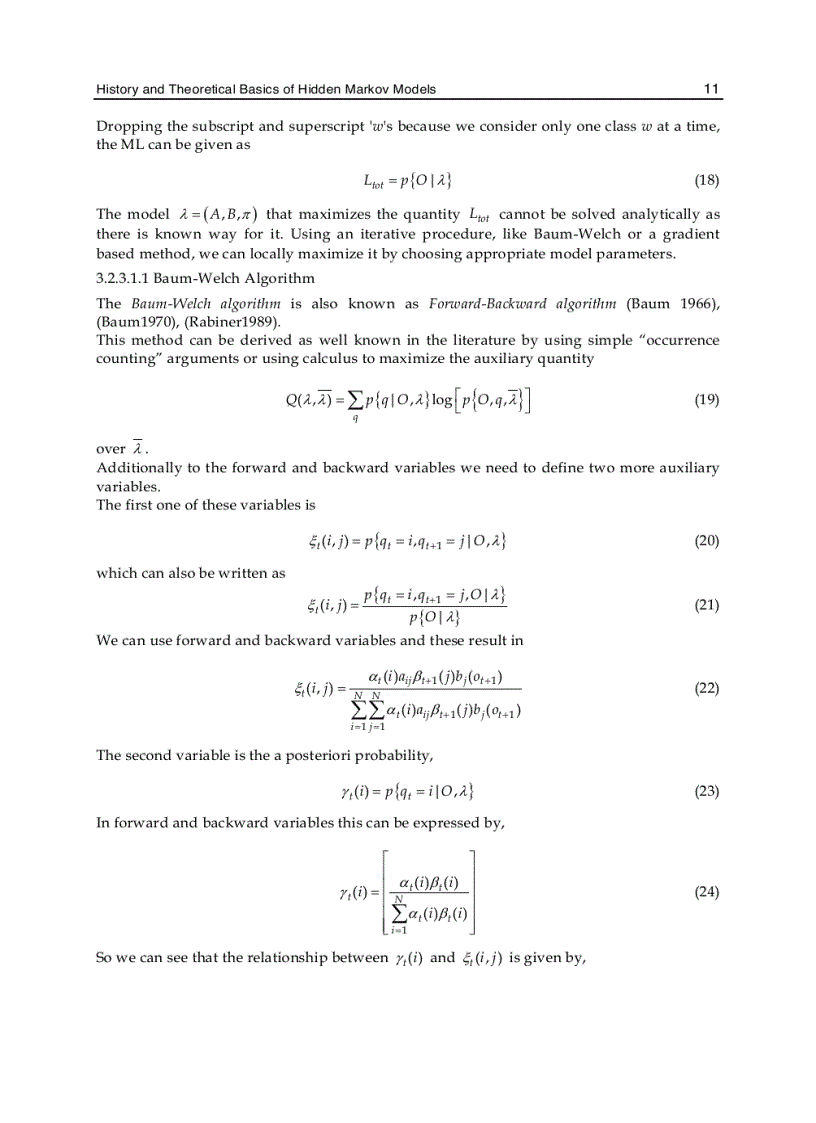 image for page Hidden Markov Models Theory and Applications