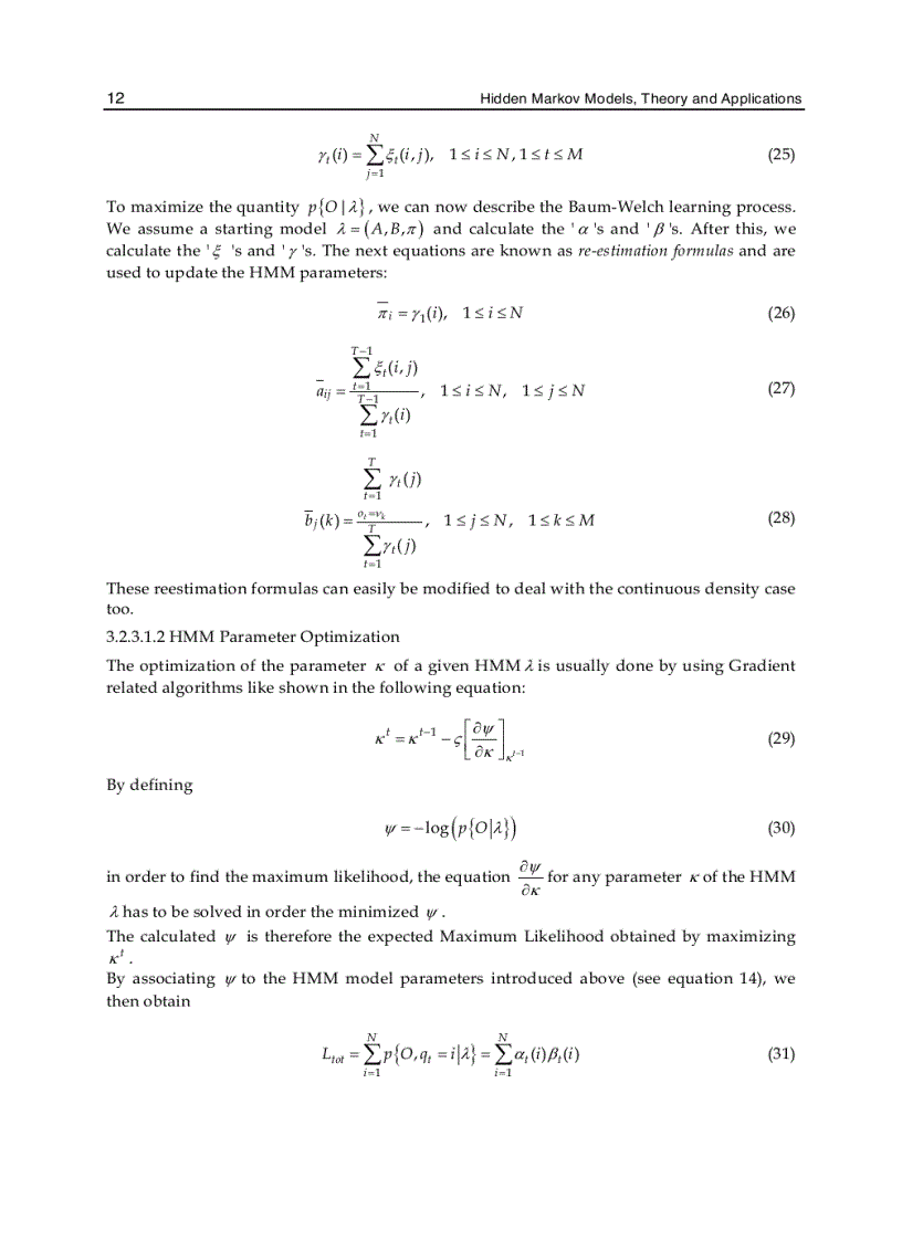 image for page Hidden Markov Models Theory and Applications