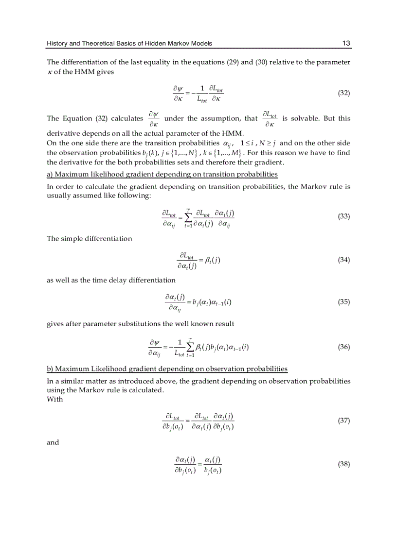 image for page Hidden Markov Models Theory and Applications