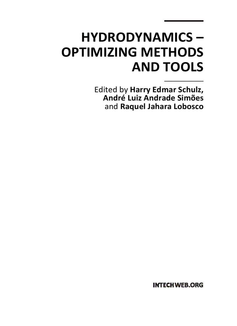 image for page Hydrodynamics Optimizing Methods and Tools