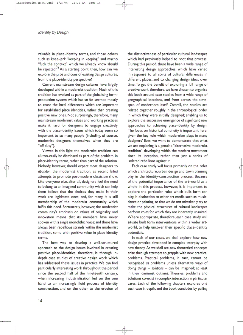 image for page Identity by Design