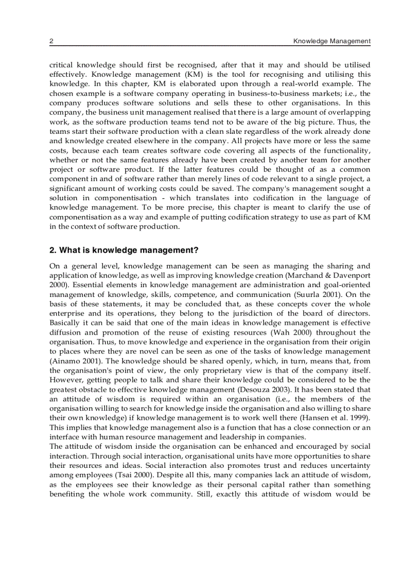 image for page Knowledge Management