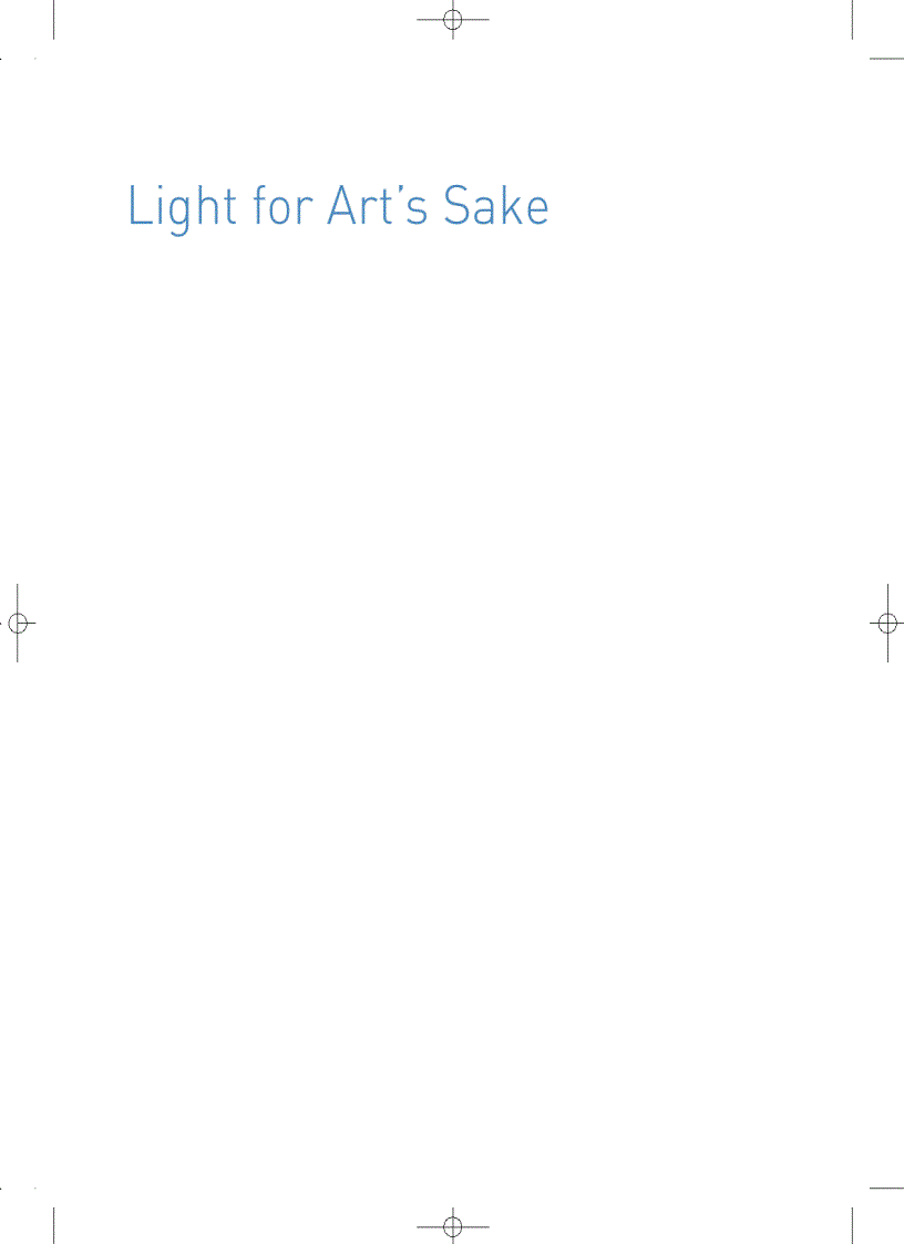 image for page Light for Arts Sake