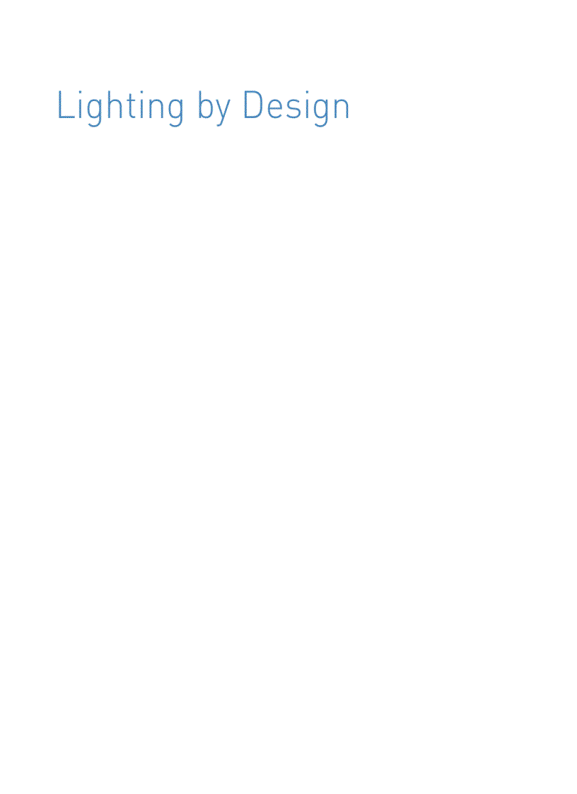 image for page Lighting by Design 2nd Edition