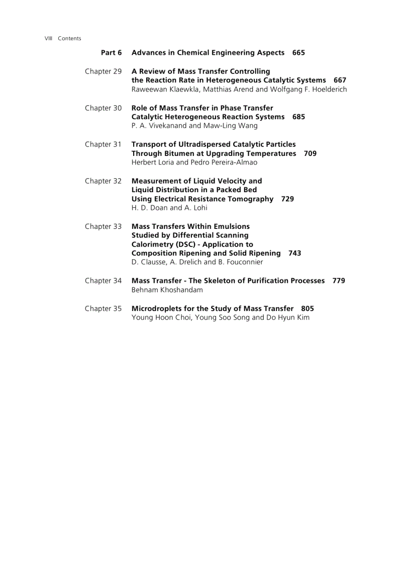 image for page Mass Transfer Advanced Aspects