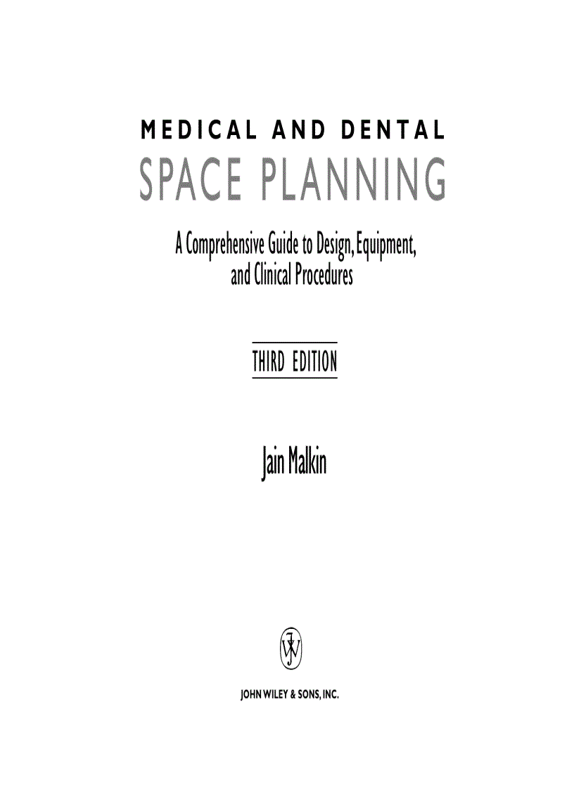 Medical and Dental Space Planning