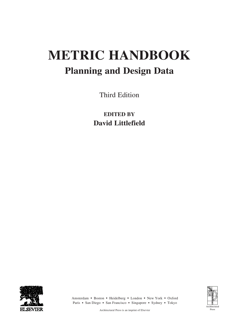 image for page Metric Handbook Planning and deign data 3rd Edition