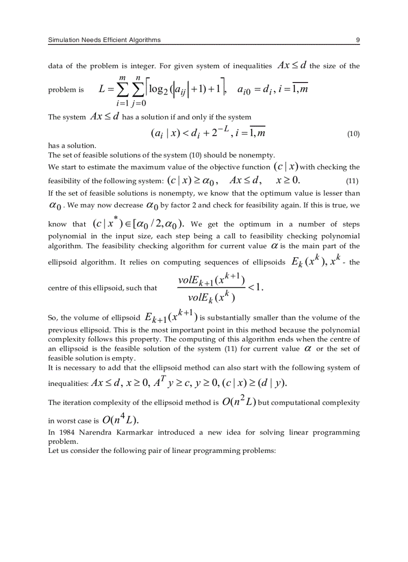 image for page Modeling Simulation and Optimization Focus on Applications