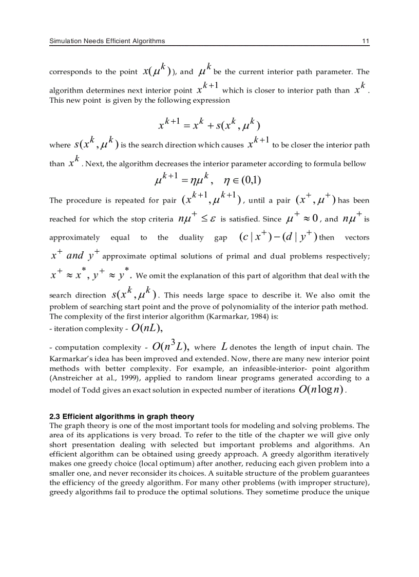 image for page Modeling Simulation and Optimization Focus on Applications