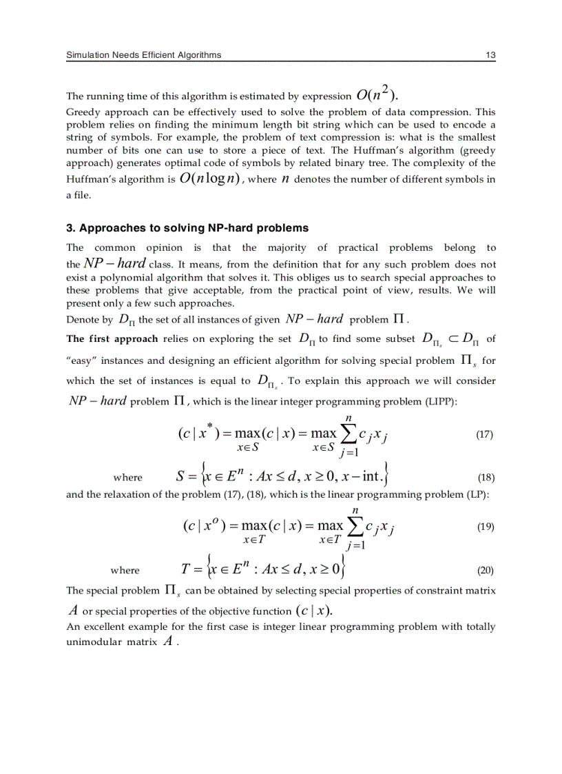 image for page Modeling Simulation and Optimization Focus on Applications