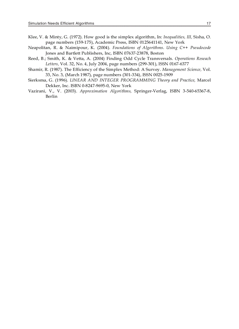 image for page Modeling Simulation and Optimization Focus on Applications