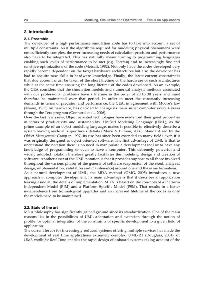 image for page Modeling Simulation and Optimization Focus on Applications