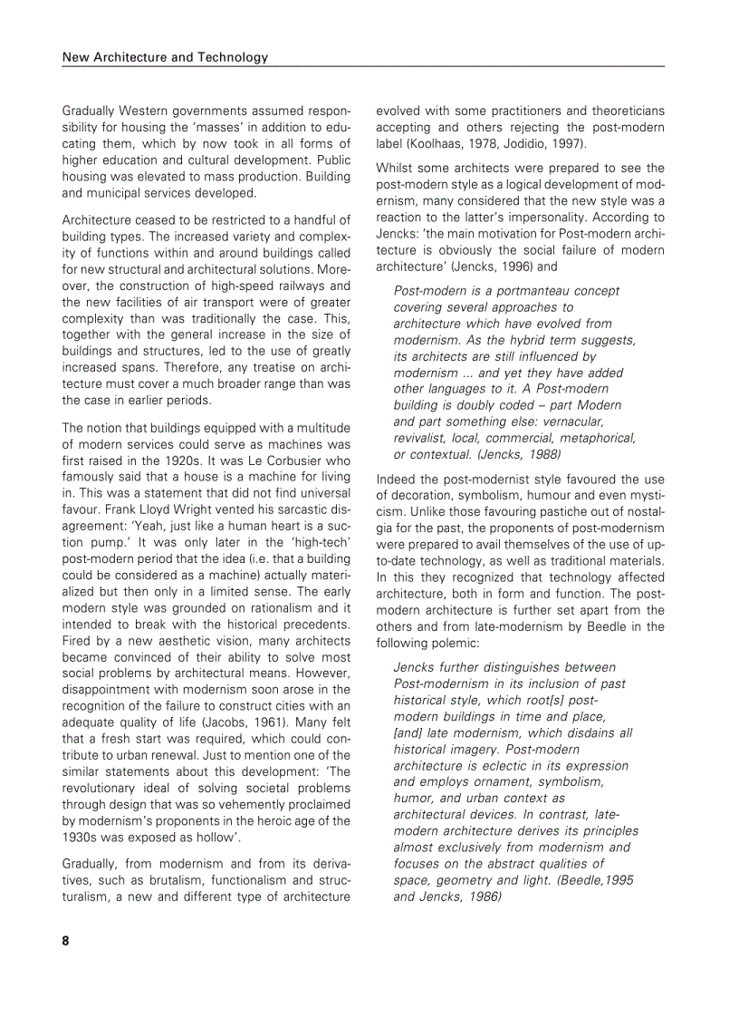 image for page New Architecture and Technology