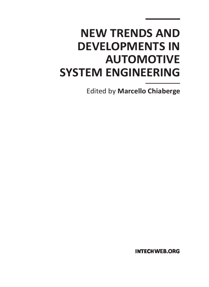 image for page New Trends and Developments in Automotive System Engineering