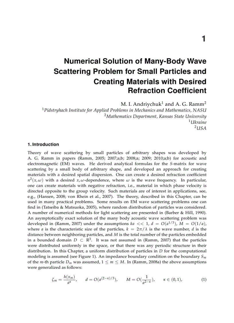 image for page Numerical Simulations of Physical and Engineering Processes