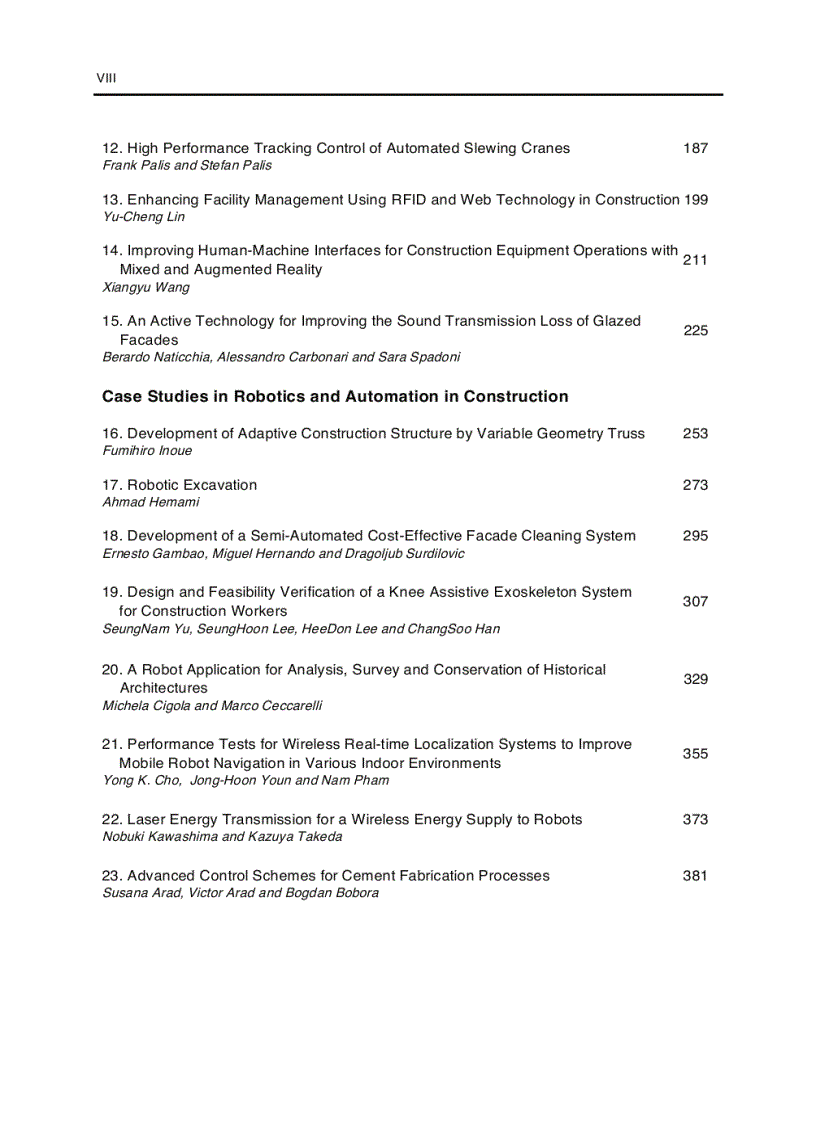 image for page Robotics and Automation in Construction 1