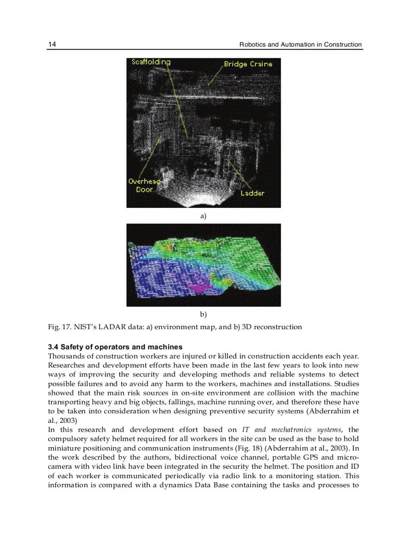 image for page Robotics and Automation in Construction 1